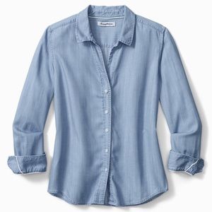 Tommy Bahamas Chambray shirt